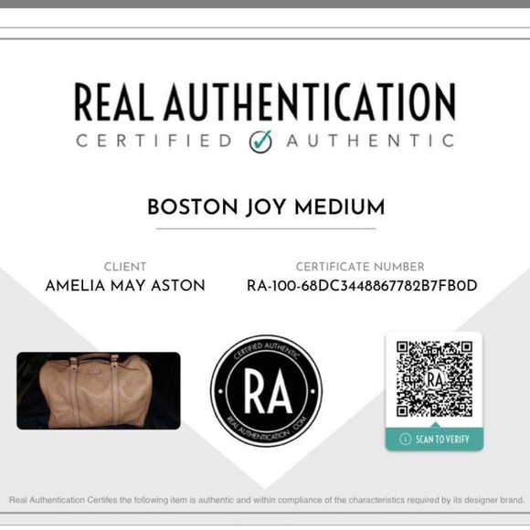 Designer Embossed Leather GUCCI Boston joy bag - Picture 16 of 16